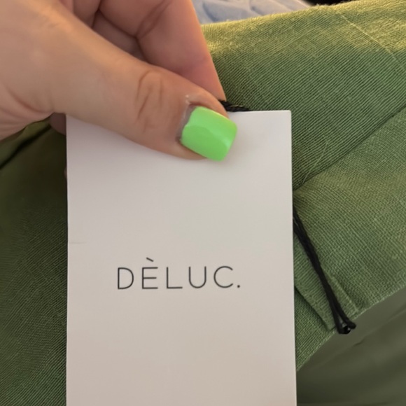 Deluc Muted Green Flare Pants - Picture 8 of 9